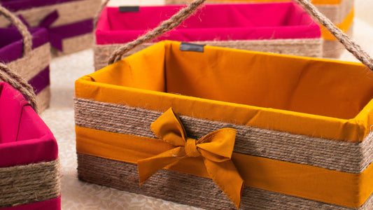 Sutli Festive Basket (Bow)