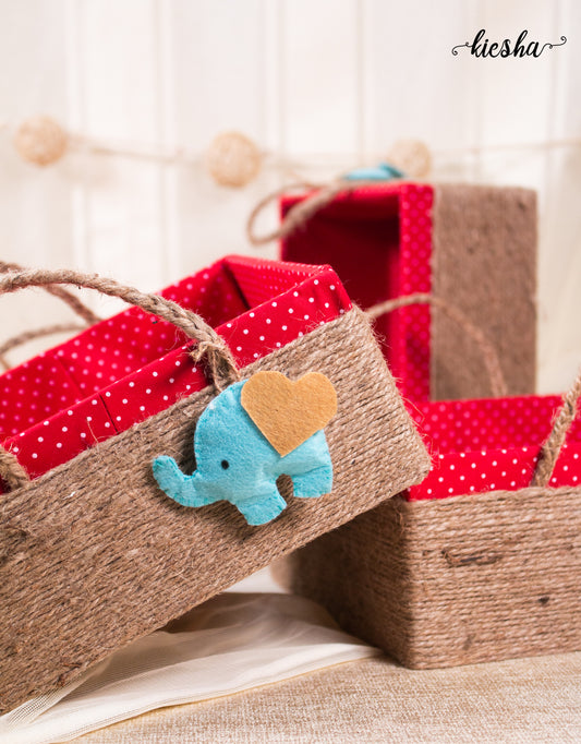 Little Elephant Kids Basket