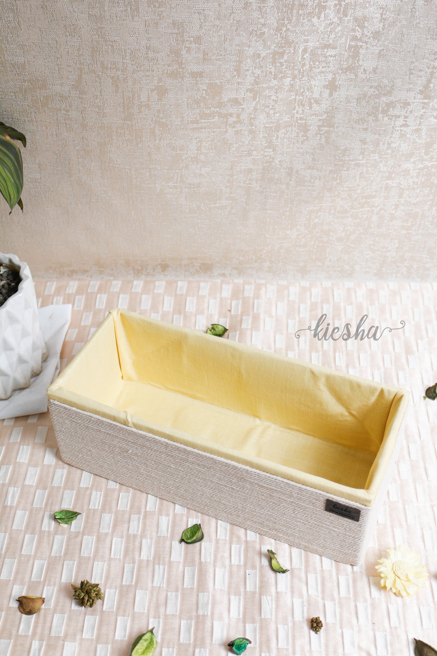 Pastel White Organiser (Small)