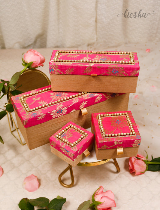 Noor Trousseau Boxes - set of 4