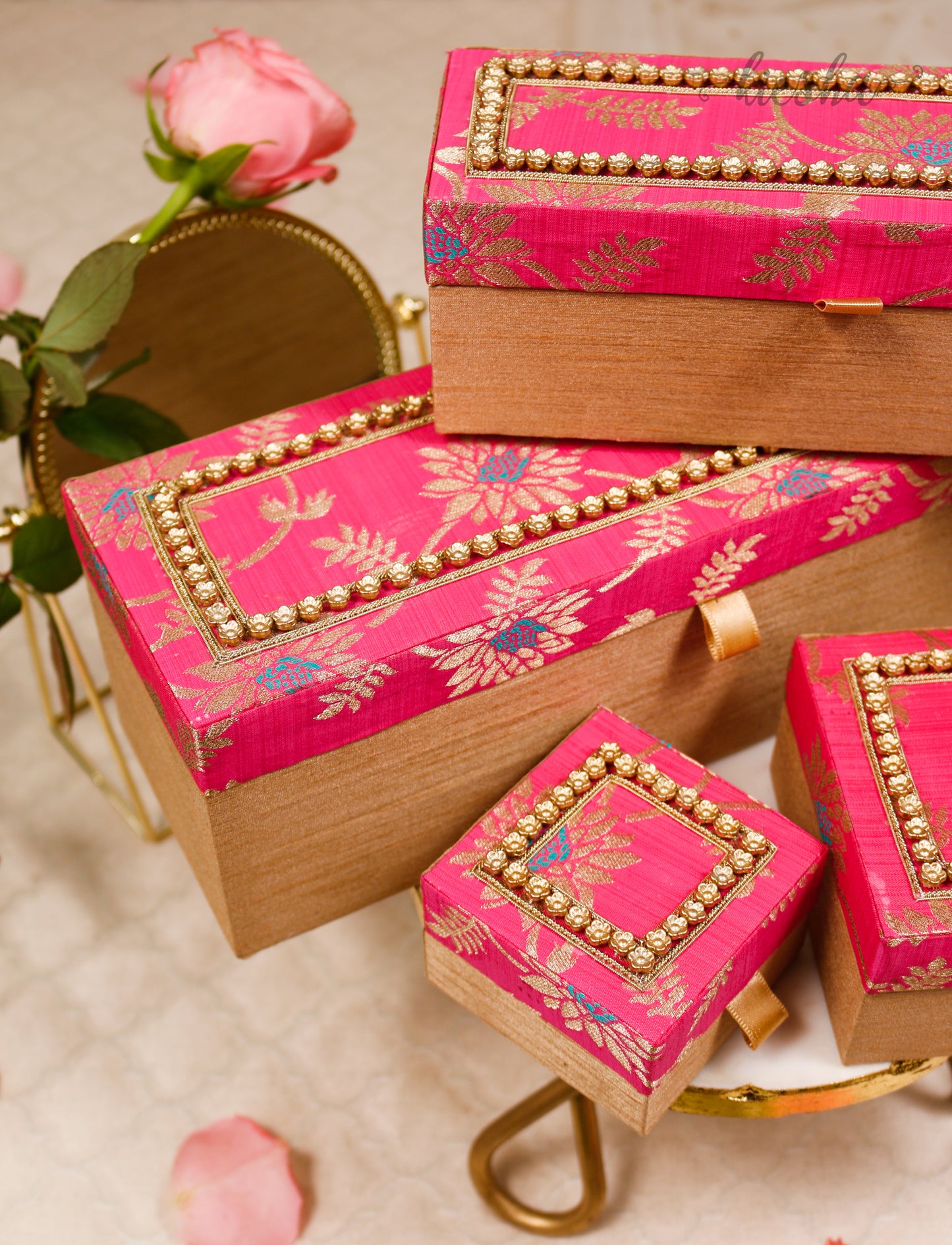 Noor Trousseau Boxes - set of 4