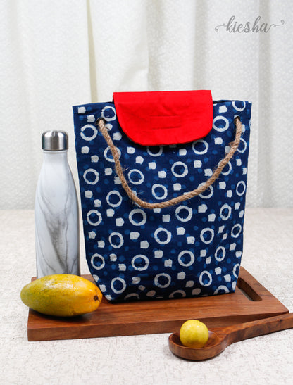 Lunch Bag Indigo (Medium)