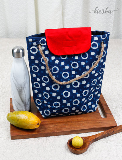 Lunch Bag Indigo (Medium)