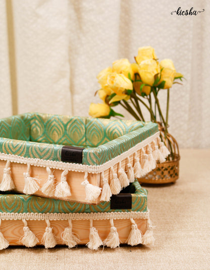 Tassel Brocade Tray