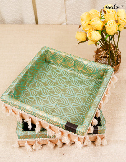 Tassel Brocade Tray